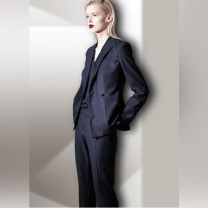 Marlowe Black Wool Dress Pants